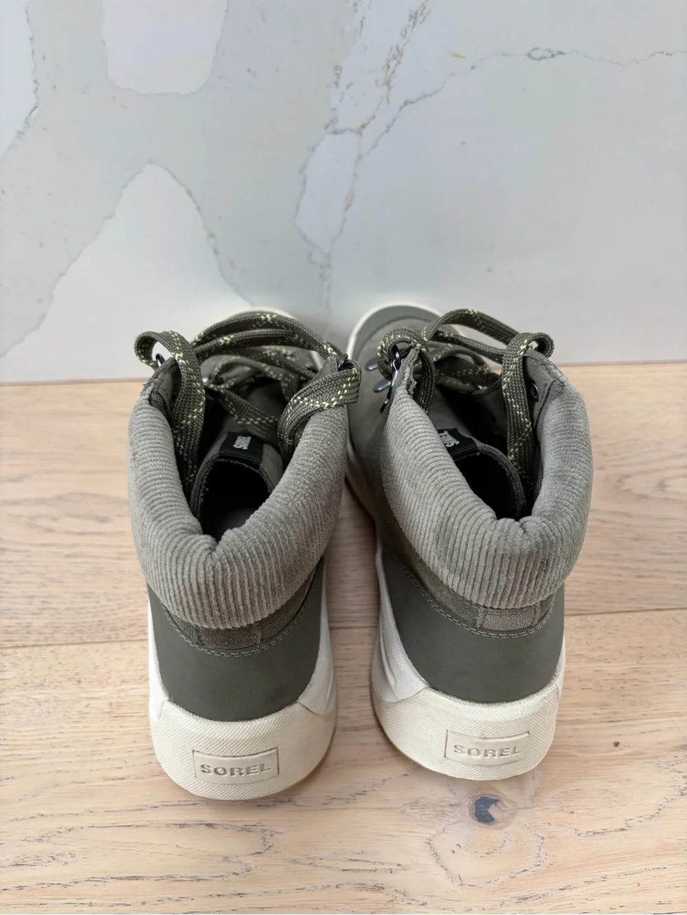 Sorel ONA™ Ave Alpine Lite Boot - Stone Green / Bleached Ceramic. - Picture 5 of 6